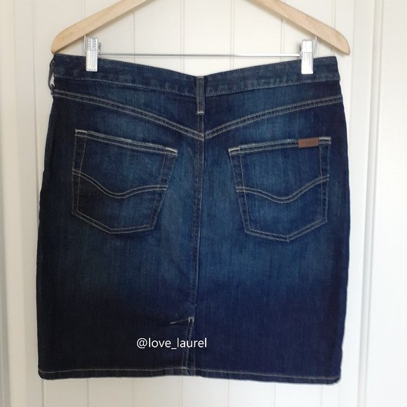 Carhartt Original Fit Denim Skirt in Vintage Night Blue Size 10 - Picture 2 of 10